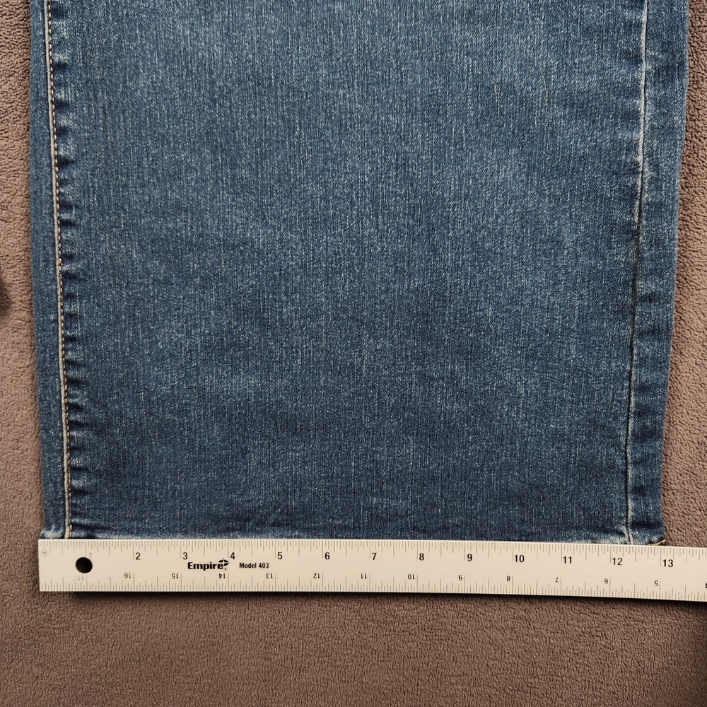 Levis 318 Shaping Wide Leg Jeans Womens 31x32 Blue Medium Wash Stretch Denim NEW - Picture 10 of 11